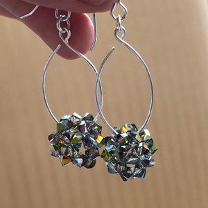 Swarovski Handmade Sterling Silver Earrings